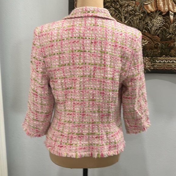 Caslon Morrison Raw Edge Hook Eye Closure‎ Blazer. Size 14 - Picture 4 of 10